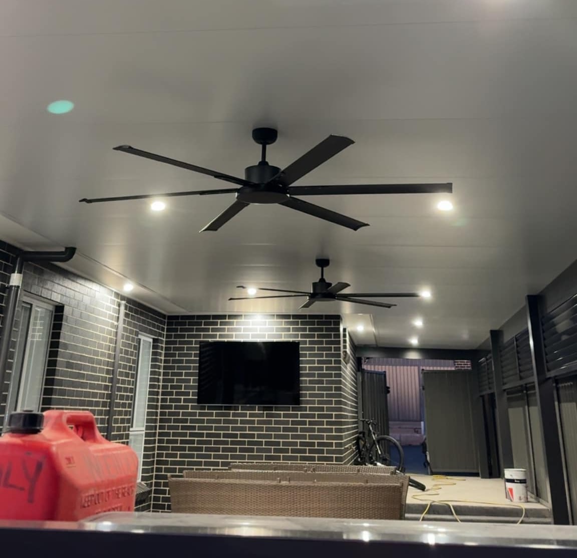 Narellan ceiling fan installers completing a professional fan installation
